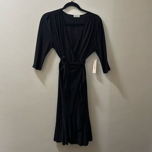 Black Wrap Dress